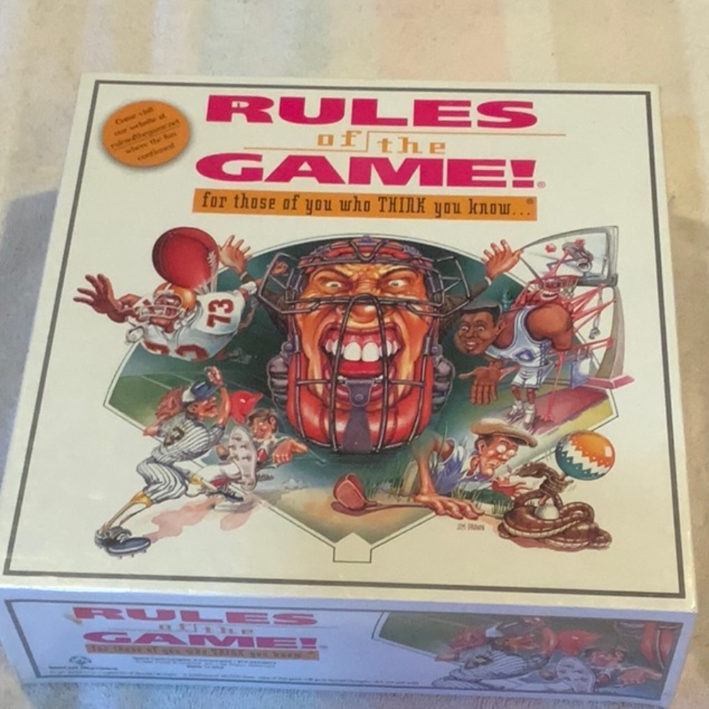 Vintage 1995 sealed games tech rules of the game board game